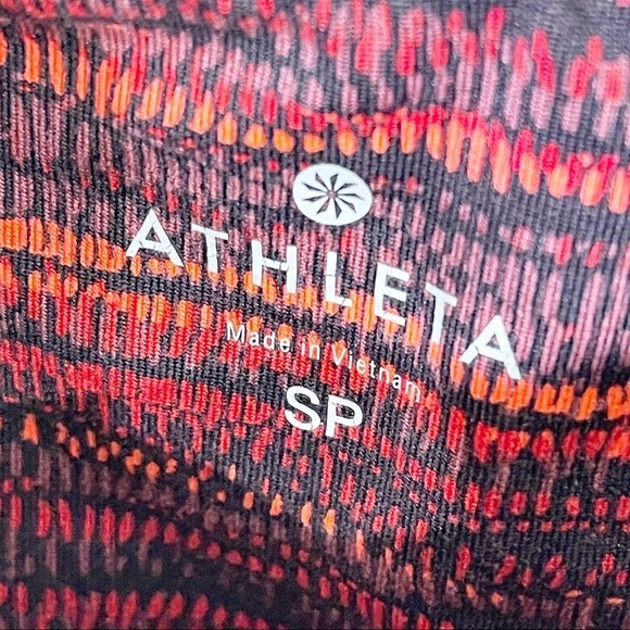 Athleta Multicolor Retreat Chaturanga Full Length Leggings Size Small Petite - Picture 4 of 7